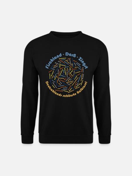 WordCloud (Fischland-Darß-Zingst-Edition) - Unisex Pullover - Schwarz