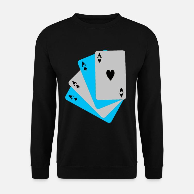 Zwei As paare - Unisex Pullover - Schwarz