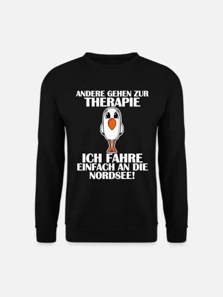 Nordsee - Unisex Pullover - Schwarz