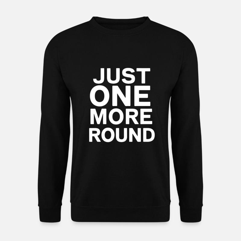 Nur noch eine Runde - Unisex Pullover - Schwarz