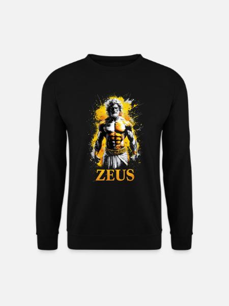 Zeus God greek mythology - Unisex Sweatshirt - black