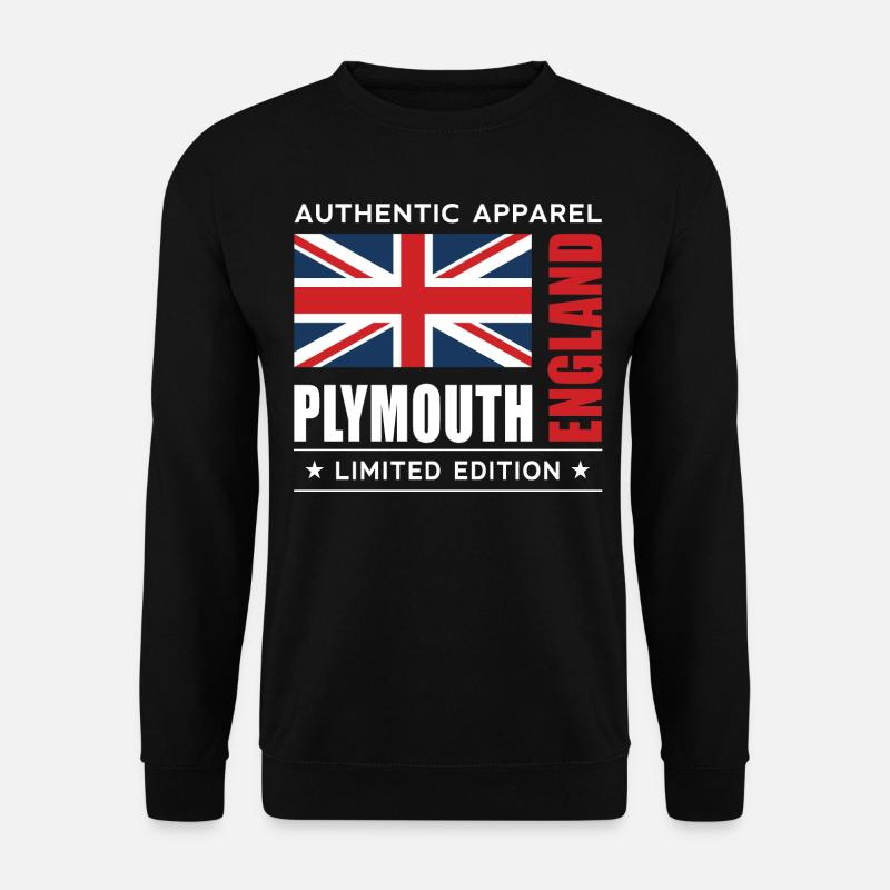 Plymouth - Unisex Pullover - Schwarz