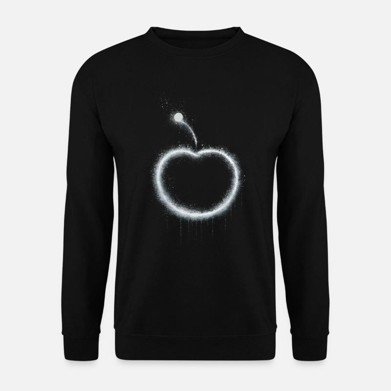 Apfel - Unisex Pullover - Schwarz