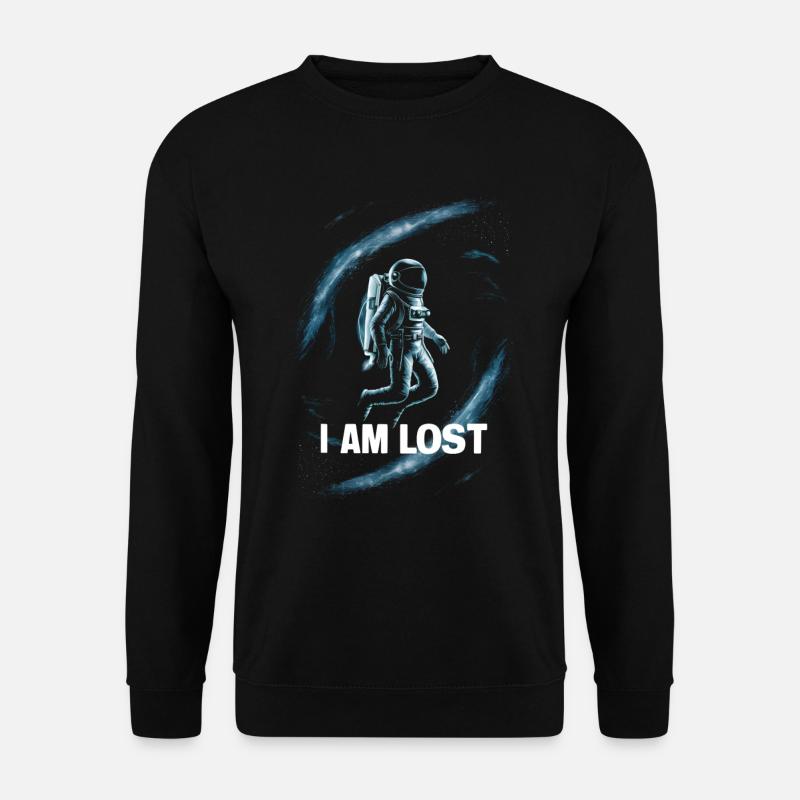 Astronaute Je suis perdu Astronaute - Sweat-shirt Unisexe - noir