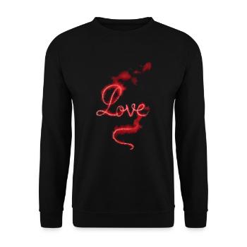 love red dust - Unisex Sweatshirt - black - Front - Alina (178cm) & Michal (187cm)