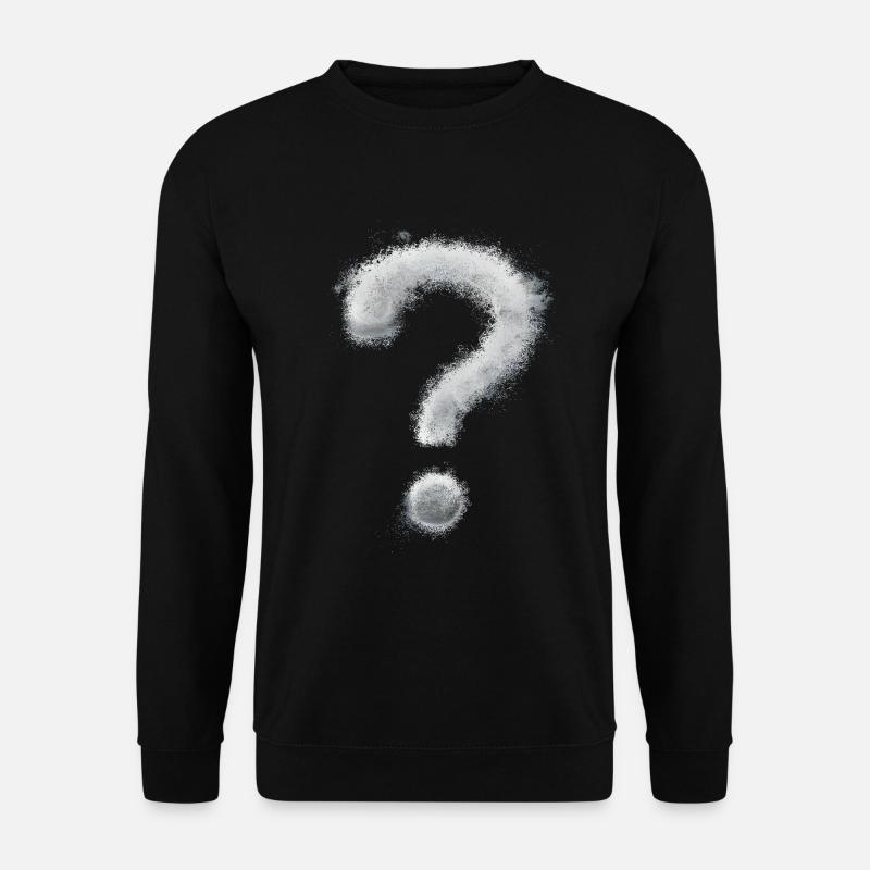 Question mark - Unisex Sweatshirt - black