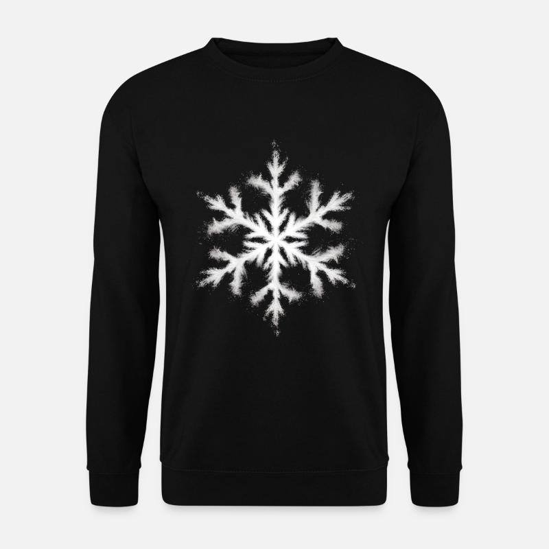 Snowflake - Unisex Sweatshirt - black