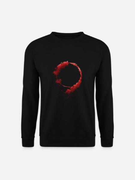 circle red - Unisex Sweatshirt - black