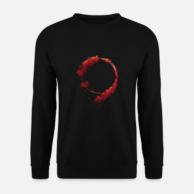 circle red - Unisex Sweatshirt - black