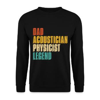 Physicien physicien - Sweat-shirt Unisexe - noir - Devant - Alina (178cm) & Michal (187cm)