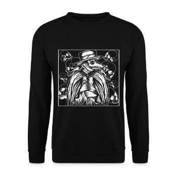 Mort de peste médiévale occulte - Sweat-shirt Unisexe - noir - Devant - Alina (178cm) & Michal (187cm)