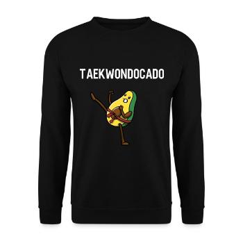Taekwondo - Unisex Sweatshirt - black - Front - Alina (178cm) & Michal (187cm)