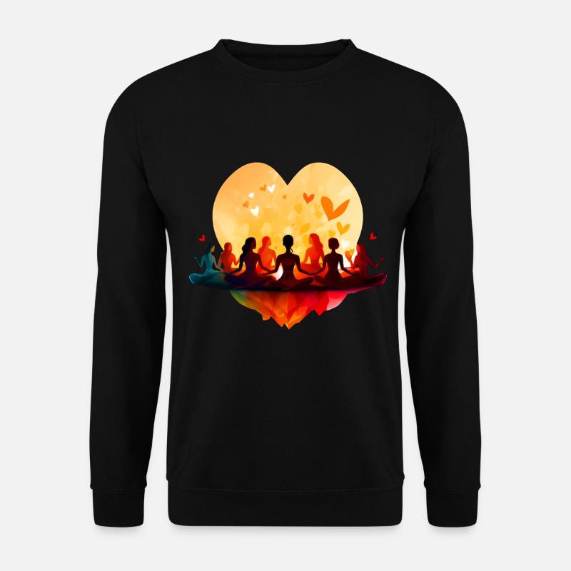 Tantra Yoga Liebe - Unisex Pullover - Schwarz