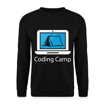 Programmeur Coder Développeur de logiciels - Sweat-shirt Unisexe - noir - Devant - Alina (178cm) & Michal (187cm)