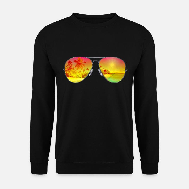 Sunny glasses - Unisex Sweatshirt - black