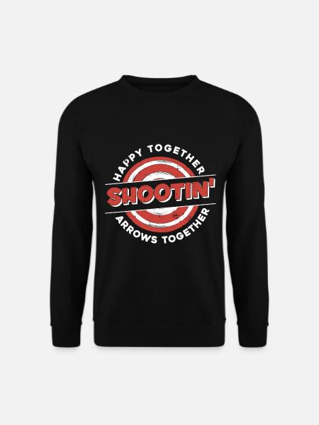 Bogenschütze Bogensport Pfeil Bogen Bogenschießen - Unisex Pullover - Schwarz