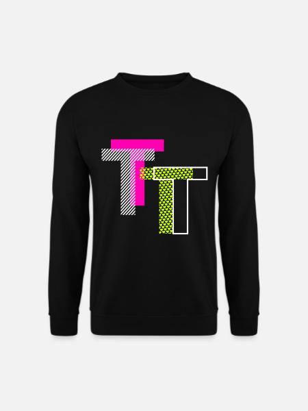 Letter T - Unisex Sweatshirt - black