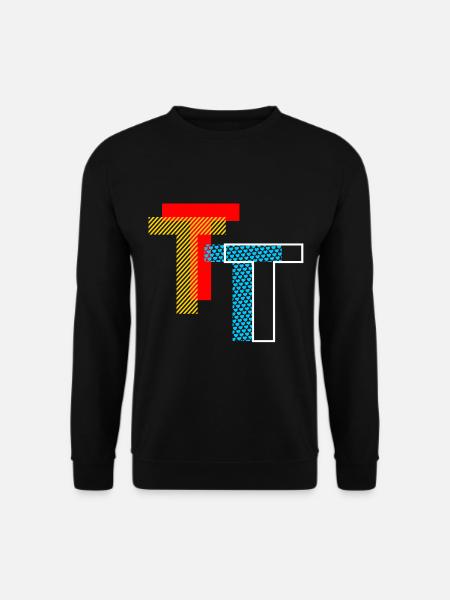 T Initial - Unisex Sweatshirt - black