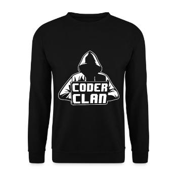 Programmer Coder Software Developer - Unisex Sweatshirt - black - Front - Alina (178cm) & Michal (187cm)