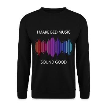 Tontechniker Sound Audio Engineer - Unisex Sweatshirt - black - Front - Alina (178cm) & Michal (187cm)