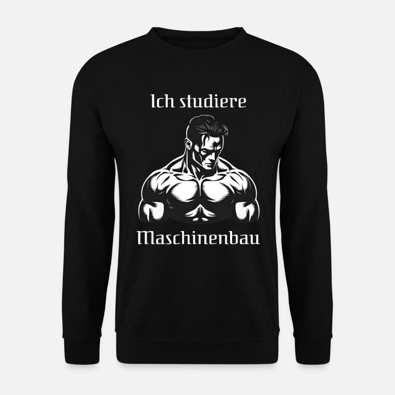 Maschinenbau Studenten Gym witzige Geschenkidee - Unisex Pullover - Schwarz