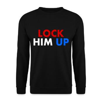 Lock him up - Sweat-shirt Unisexe - noir - Devant - Alina (178cm) & Michal (187cm)