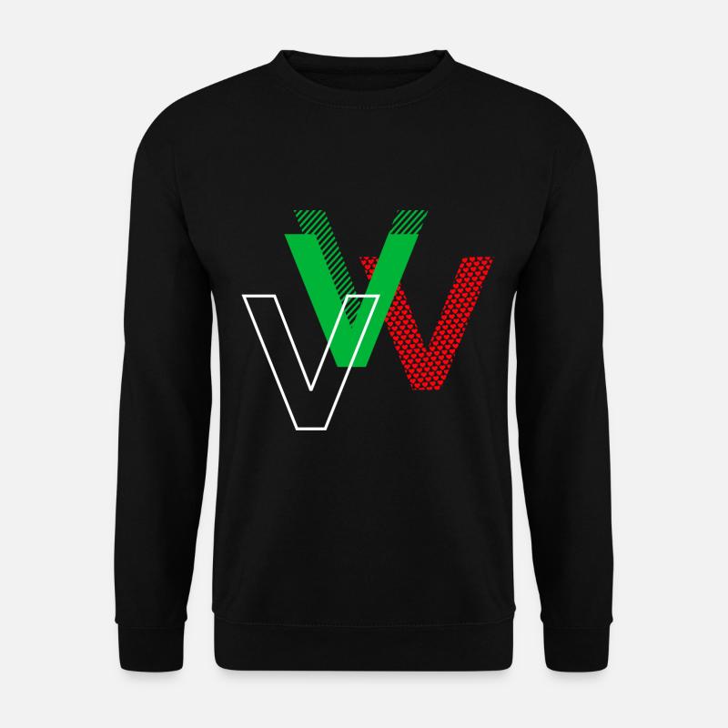 Buchstabe V - Unisex Pullover - Schwarz