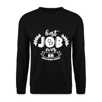 Infirmier - Sweat-shirt Unisexe - noir - Devant - Alina (178cm) & Michal (187cm)
