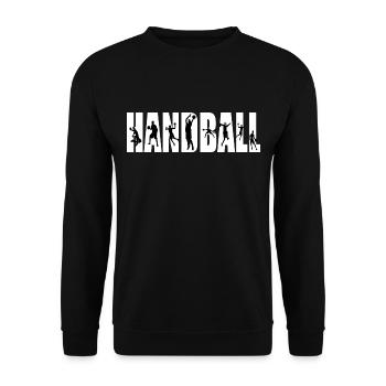 Handball World Championship - Unisex Sweatshirt - black - Front - Alina (178cm) & Michal (187cm)