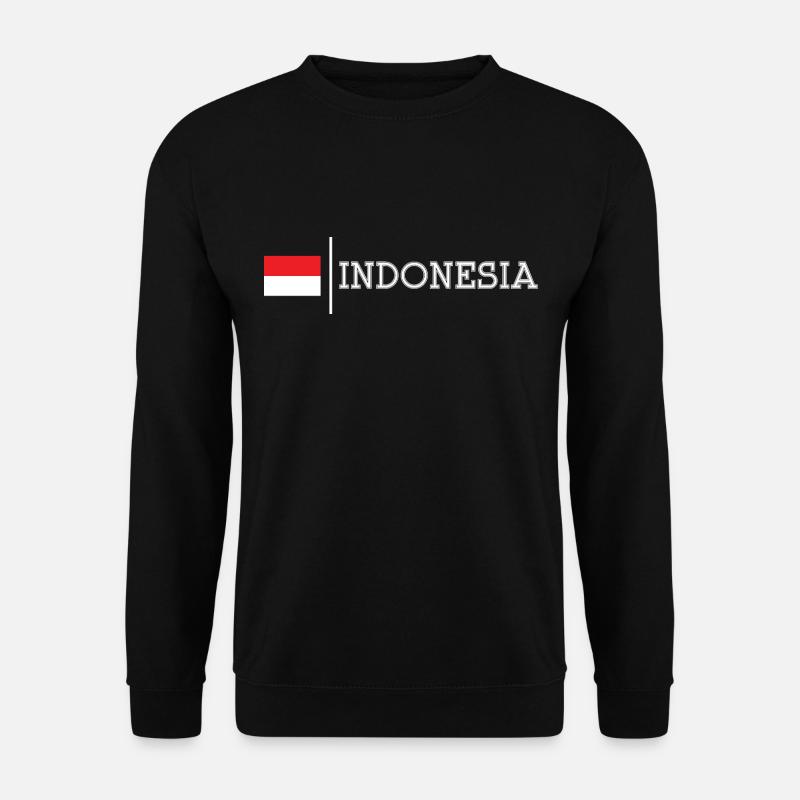 indonesien - Unisex Pullover - Schwarz