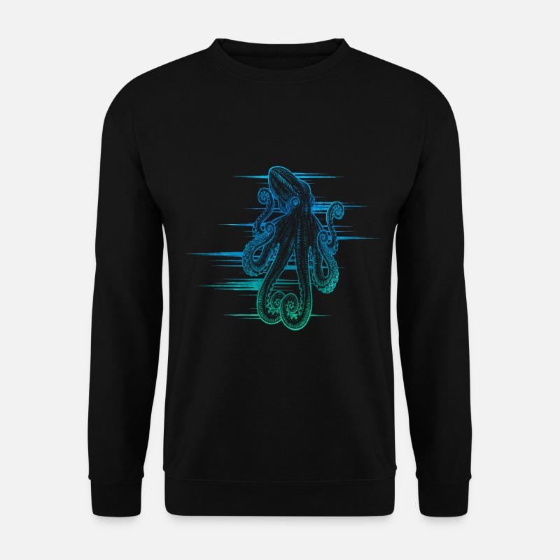 Pieuvre - Sweat-shirt Unisexe - noir