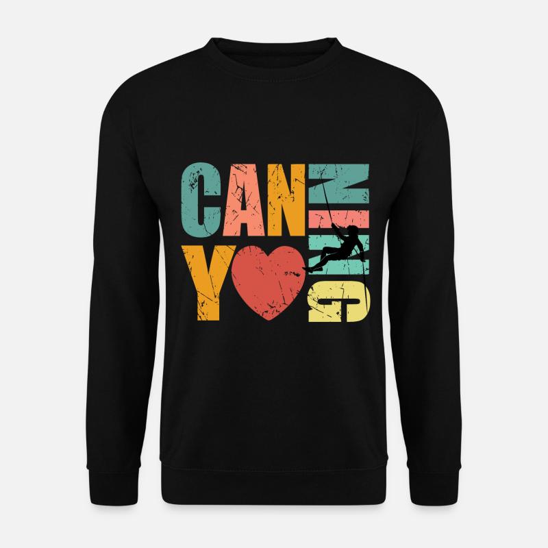 Canyoning Lover Canyoneer - Unisex Sweatshirt - black