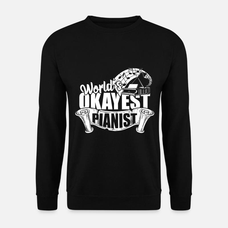 Welt okayest Pianist - Unisex Pullover - Schwarz