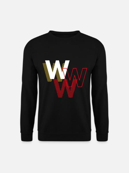 W w w - Unisex Sweatshirt - black