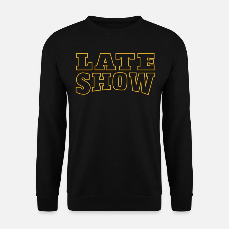 Späte Showgrafik - Unisex Pullover - Schwarz
