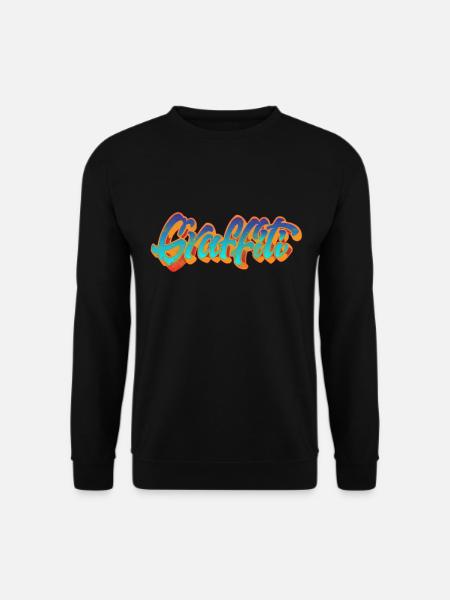 Graffiti Schriftzug - Unisex Pullover - Schwarz