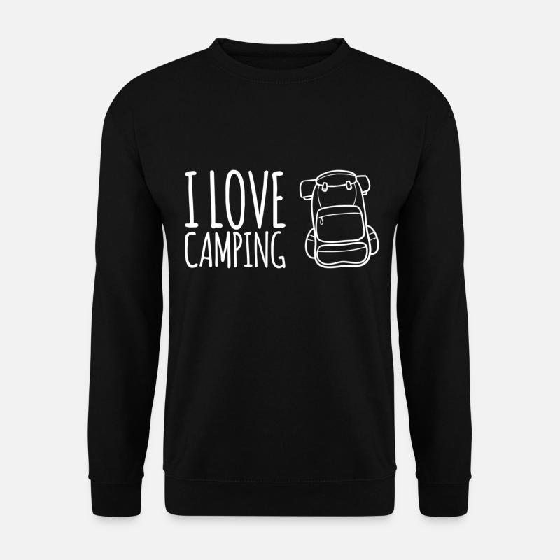 I Love Camping - Unisex Sweatshirt - black