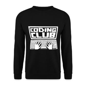 Programmierer Coder Software Entwickler - Unisex Pullover - Schwarz - Vorne - Alina (178cm) & Michal (187cm)