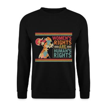 Droits des femmes Droits humains Les femmes pro-choix - Sweat-shirt Unisexe - noir - Devant - Alina (178cm) & Michal (187cm)