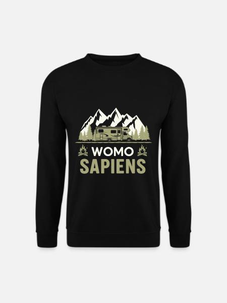 Womo Sapiens - Unisex Sweatshirt - black