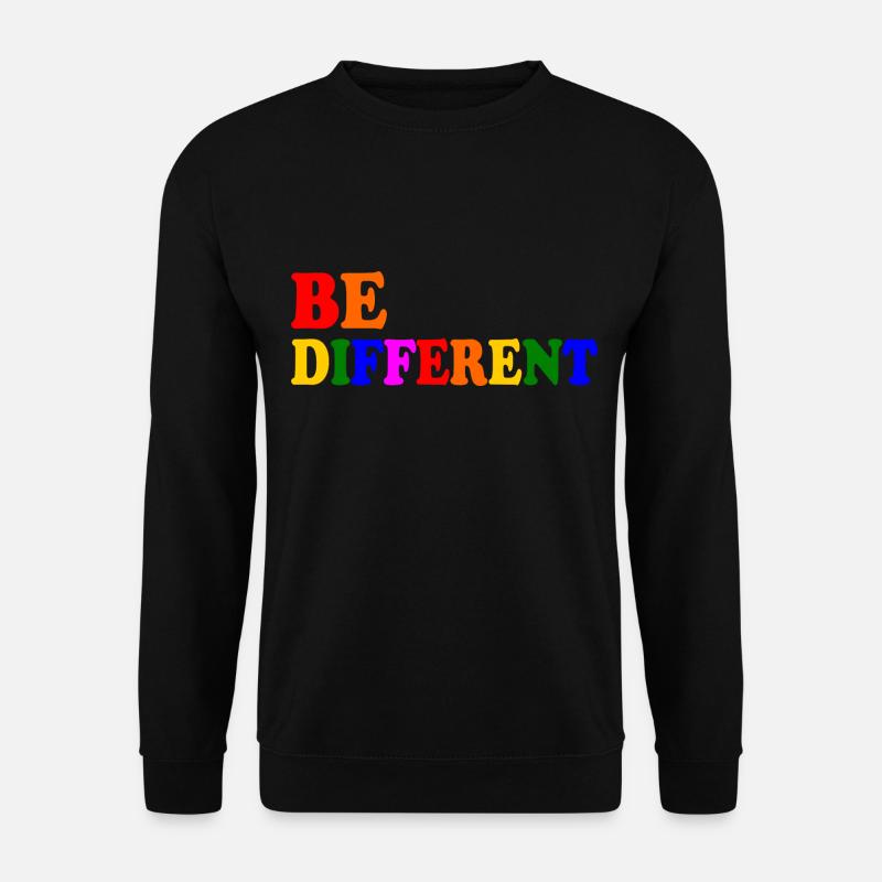 Be different - Unisex Pullover - Schwarz