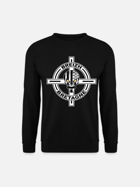 Breizh celtic cross - Sweat-shirt Unisexe - noir