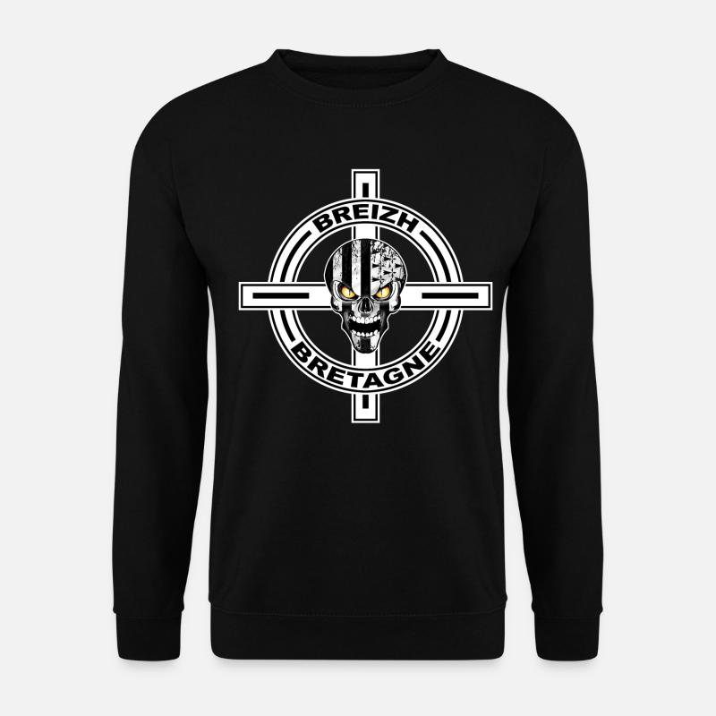 Breizh celtic cross - Sweat-shirt Unisexe - noir