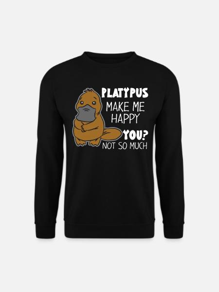 Schnabeltier - Unisex Pullover - Schwarz