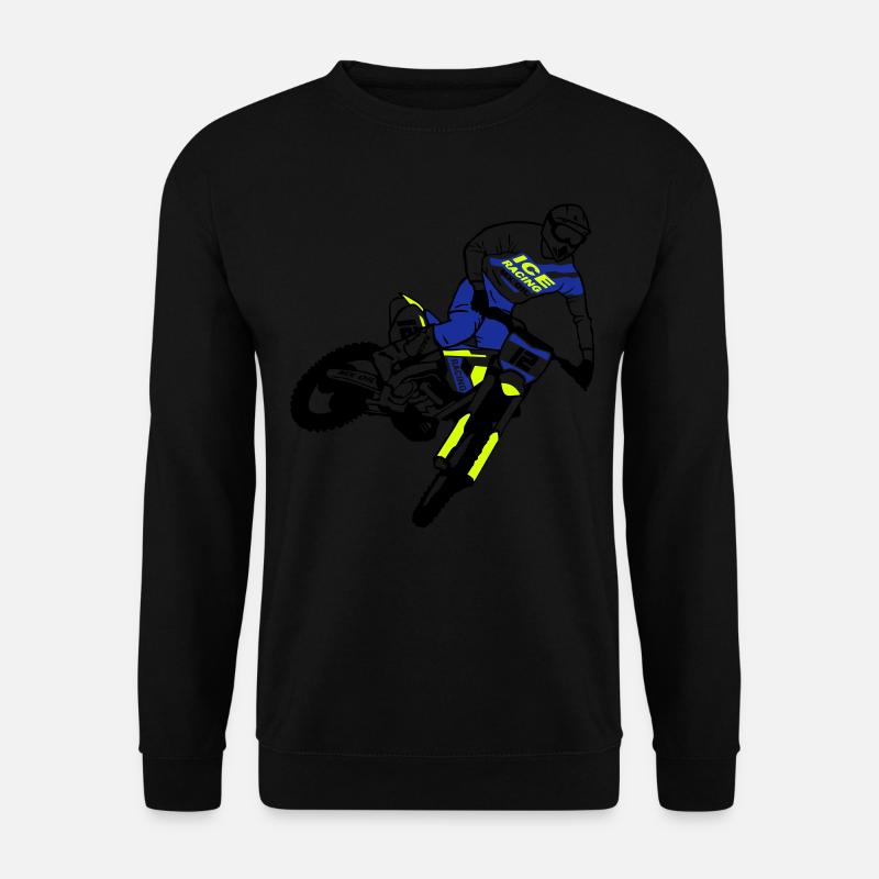 Moto Cross - motocross - Unisex Pullover - Schwarz