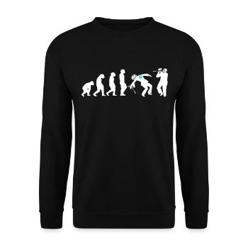 Evolution Paintball Airsoft Airsoft Team Joueurs - Sweat-shirt Unisexe - noir - Devant - Alina (178cm) & Michal (187cm)
