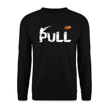 Tir au pigeon d'argile Tir à la cible PULL - Sweat-shirt Unisexe - noir - Devant - Alina (178cm) & Michal (187cm)