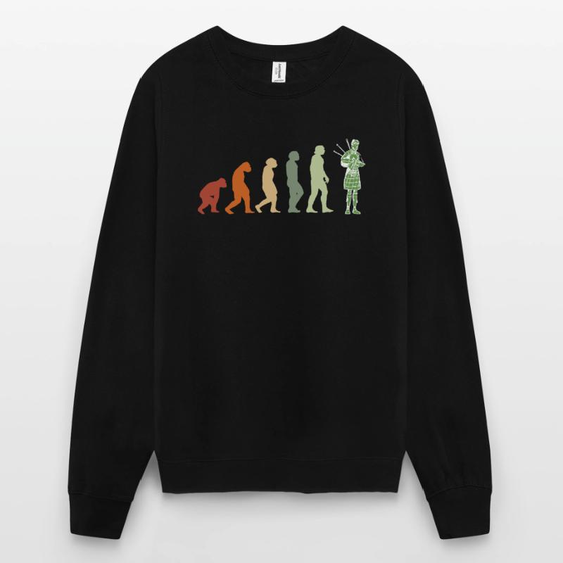 Chemise de cornemuse musique de cornemuse EVOLUTION Sweat-shirt Unisexe