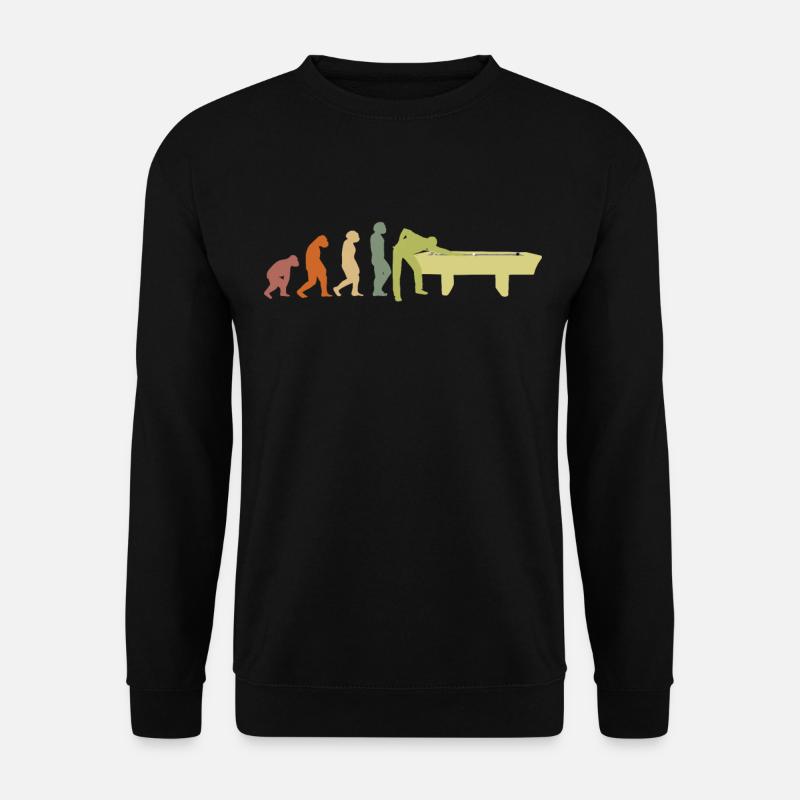 Billard Billardkugel EVOLUTION Billardtisch - Unisex Pullover - Schwarz
