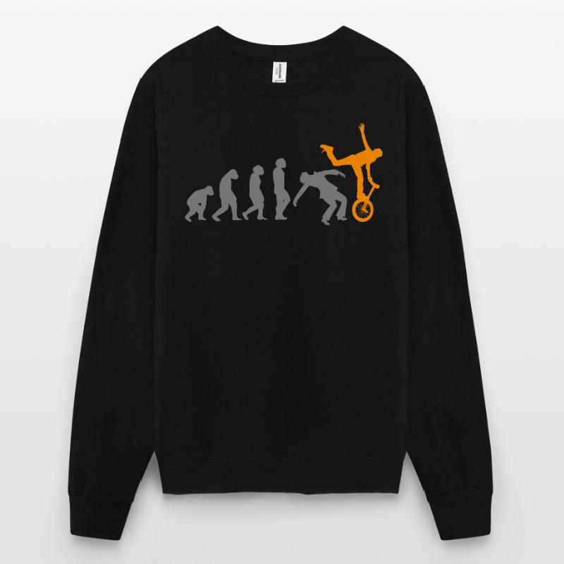 EVOLUTION Einrad Einradfahrer Einradfahrrad rad Unisex Pullover